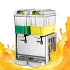 Mini Ticari Meyve Suyu Dağıtıcı Makinesi 12l Sıkacağı Çift Tanklı Karışık İçecek Soğuk İçecek