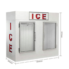 R404a Dış Mekan Buz Mağazası Teşhir Hava Soğutmalı Dondurma Satıcısı