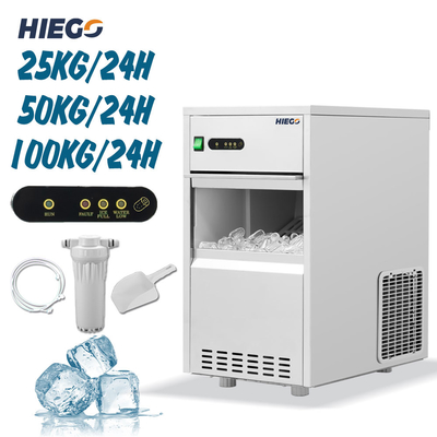 50kg Mutfak Buz Makinesi Ticari Taşınabilir Pelet Buz Makinesi R134a