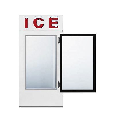 Hava Soğutma Cam Kapı Buz Merchandiser Paslanmaz Çelik 850l Dondurma Vitrini