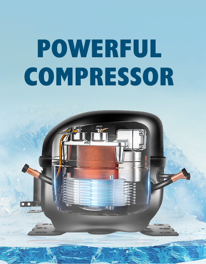 80kg / 24hr Crescent Ice Maker Hava Soğutma Taşınabilir 80kg Endüstriyel Buz Makinesi 5