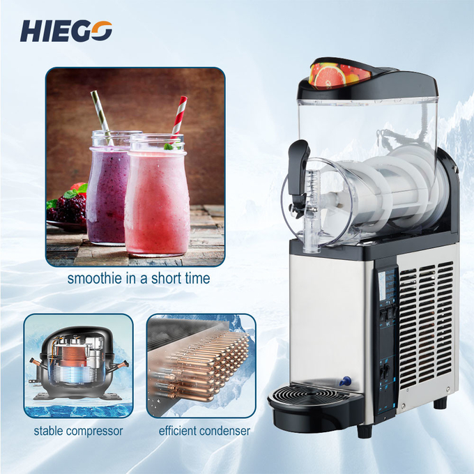 Orijinal Endüstriyel Dondurulmuş Slush Makinesi 24L Ticari Dondurulmuş İçecek Makinesi 7