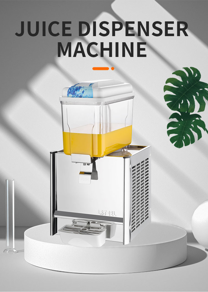 Karıştırma Elektrikli Meyve Suyu Dağıtıcı Makinesi Dondurulmuş Meyve Suyu İçecek Dağıtıcısı Pürüzsüz Buz 0