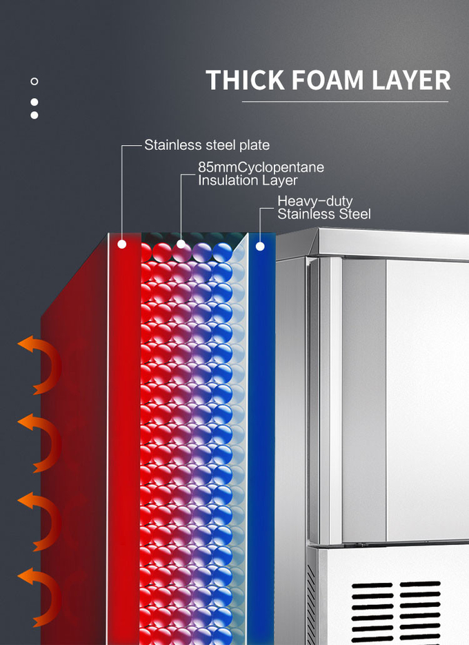 10 Tepsi Şok Dondurucu Chiller Hava Soğutma Makinesi Hızlı Dondurma İçin Küçük Soğutma 4
