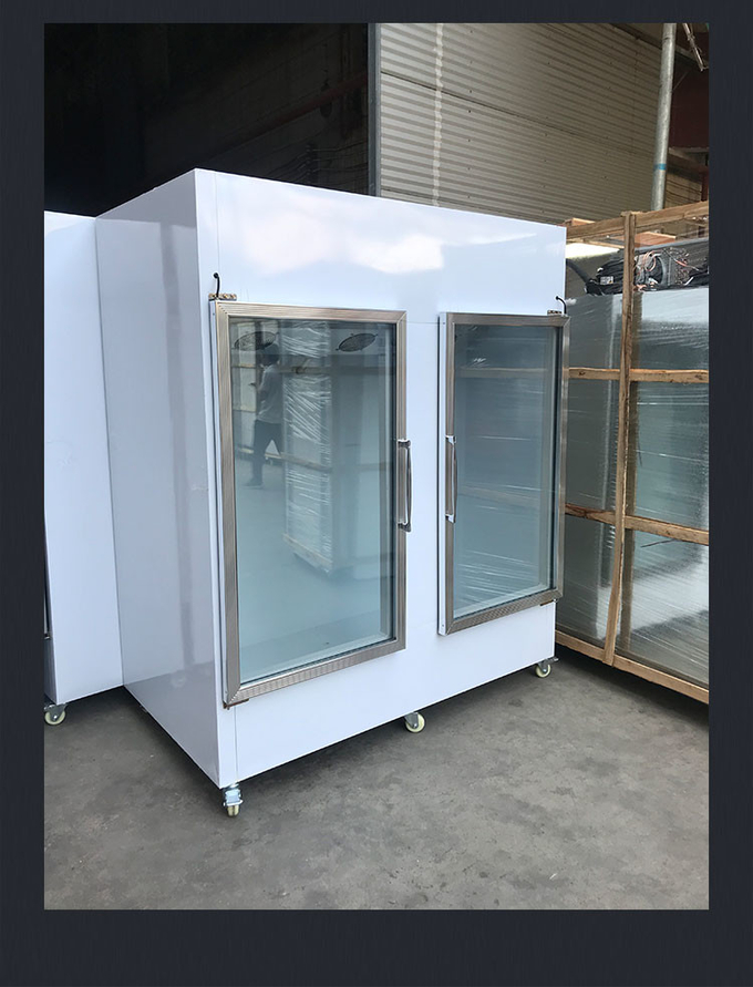 Soğuk Duvar Sistemi Dış Mekan Buz Mağazası Buz Saklama Kutusu R404a 7
